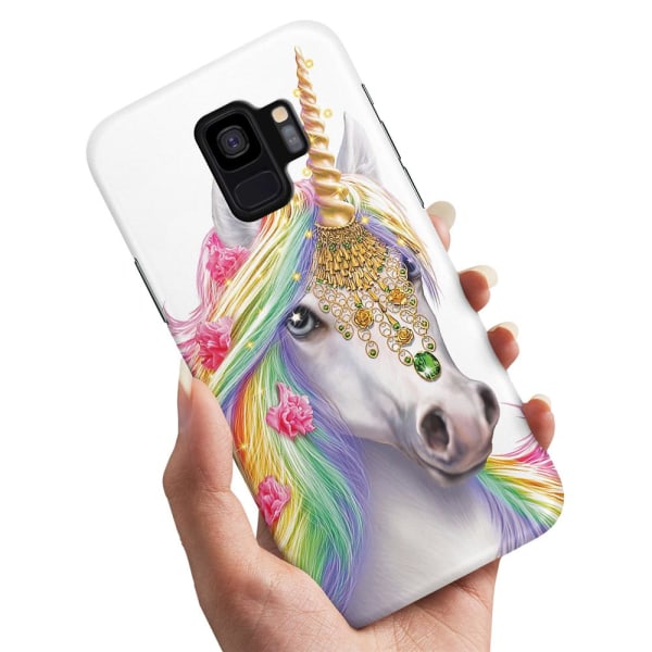 Samsung Galaxy S9 Plus - Cover/Mobilcover Unicorn/Enhjørning