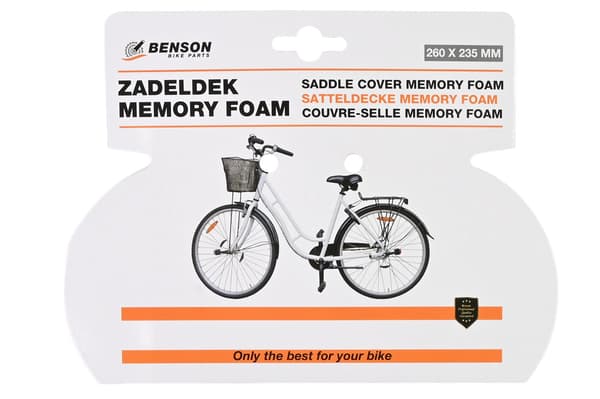 Sadelöverdrag memory foam reflex