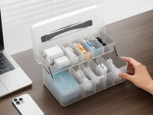 Kabelorganisatör elektronik förvaring