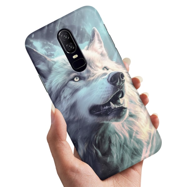 OnePlus 6 - Cover/Mobilcover Wolf