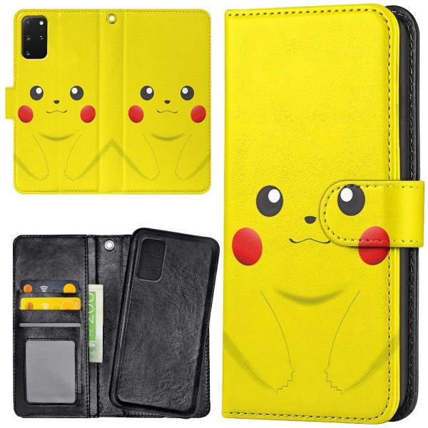 Samsung Galaxy S20 Plus - Lompakkokotelo/Kuoret Pikachu / Pokemo