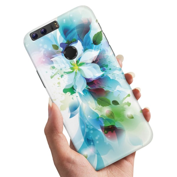 Huawei Honor 8 - Cover/Mobilcover Blomst