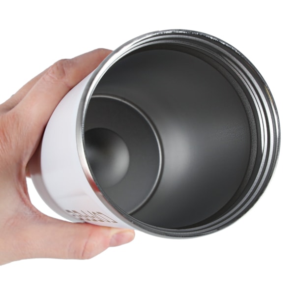 Termosmugg med LED-display - 500 ml Vit