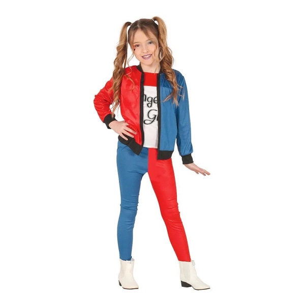 Harley Quinn / Dangerous Girl - Maskerade kostyme for barn XS