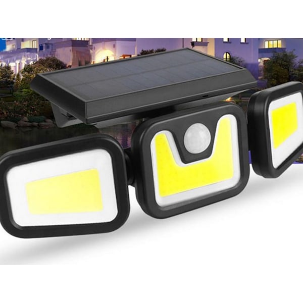 Solcellslampa för Trädgård - Solpanel & Rörelse Sensor