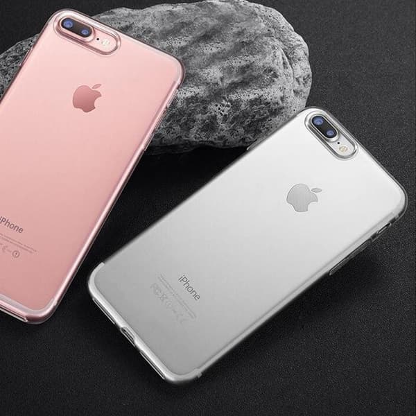 iPhone 7/8 Plus - Deksel/Mobildeksel - TPU Transparent