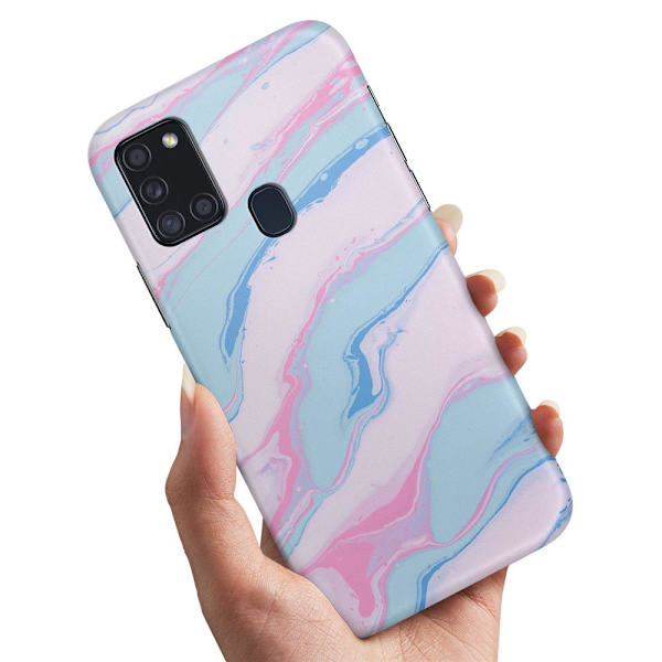 Samsung Galaxy A21s - Deksel/Mobildeksel Marmor Multicolor