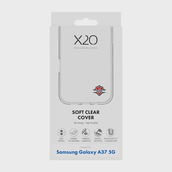 X2O Clear Soft Skal Samsung Galaxy A37 5G Klar