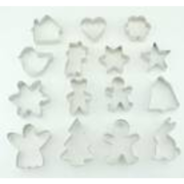 Pepparkaksutskärare julkakor 15 st. Att baka
