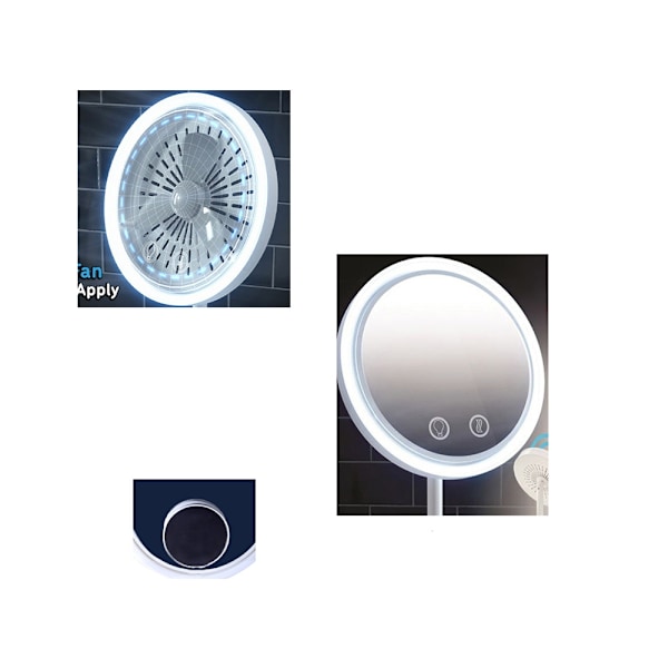 Sminkspegel LED & Fläkt - Spegel till Smink