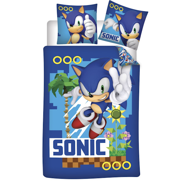 Sonic the Hedgehog Myntjakt - Sängkläder Set 140×200 cm, 70×90 cm