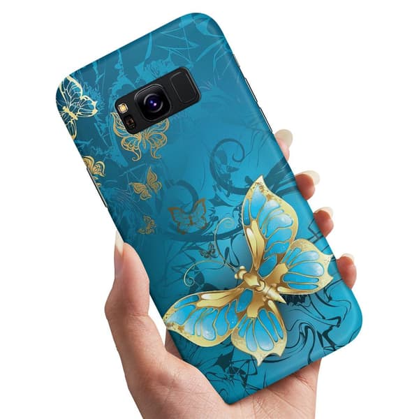 Deksel / Mobildeksel til Samsung Galaxy S8 - Sommerfugler