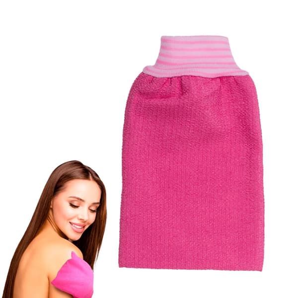 Duschhandske / Skrubbhandske - Peelinghandske Pink