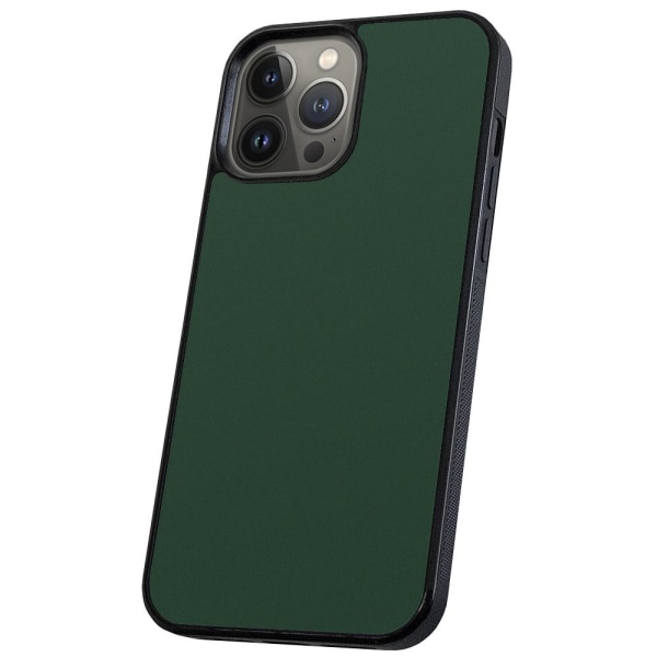 iPhone 13 Pro - Deksel/Mobildeksel Mørkegrønn Dark green