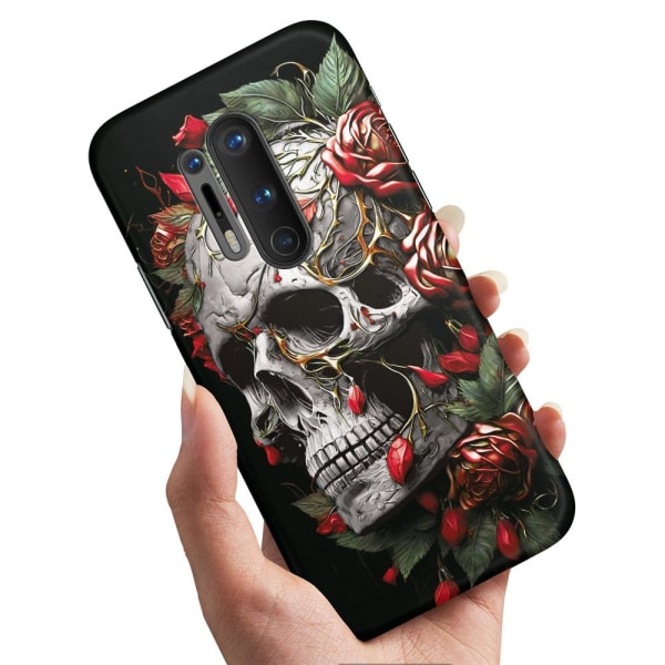 OnePlus 8 Pro - Cover/Mobilcover Skull Roses