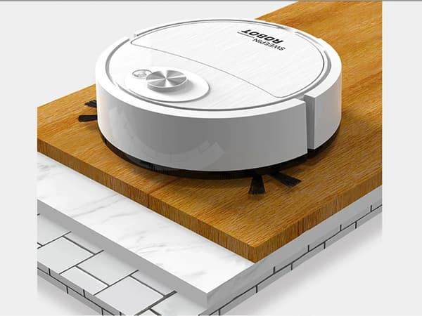 Städrobot elektrisk dammsugare sladdlös borste White
