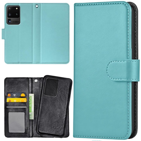 Samsung Galaxy S20 Ultra - Mobilcover/Etui Cover Turkis Turquoise