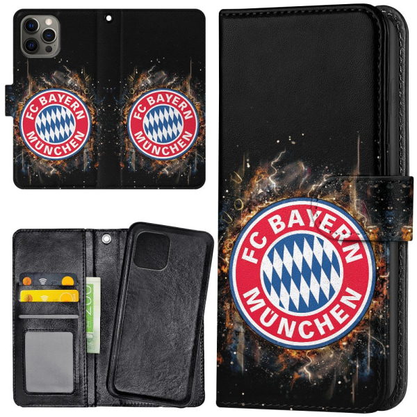 iPhone 12 Pro Max - Plånboksfodral/Skal Bayern München