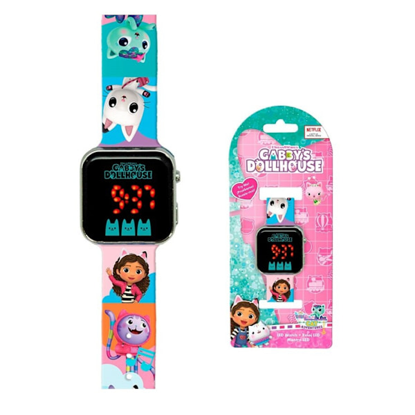 Gabby's Dockhus digitala LED-klocka