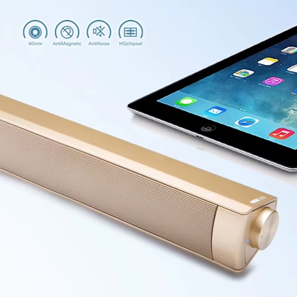 Soundbar LP-S08 Bluetooth Högtalare - Flera färger Guld