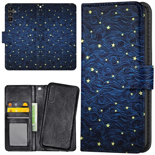 Samsung Galaxy S26 Plus - Lommebok Deksel Stjernemønster
