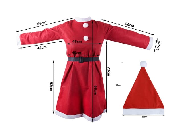 Jultomtens kostymklänning