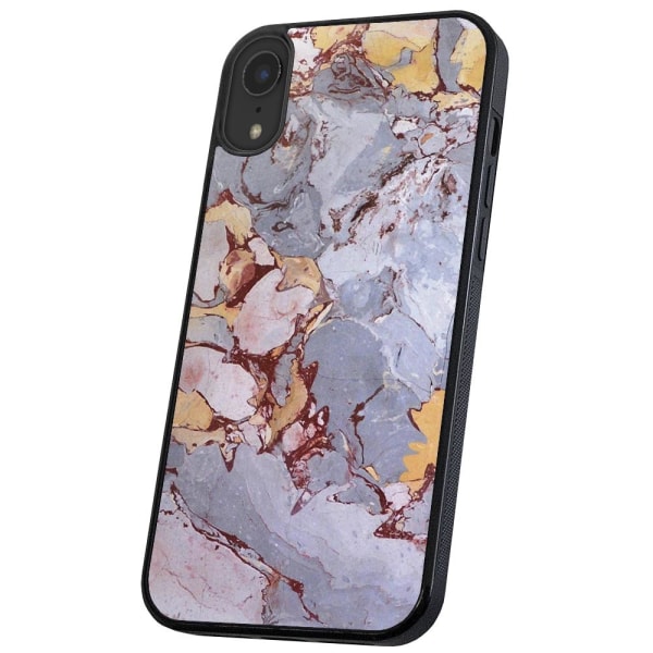 iPhone XR - Deksel/Mobildeksel Marmor Multicolor