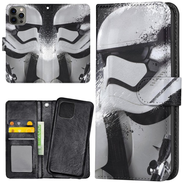 iPhone 12 Pro Max - Plånboksfodral/Skal Stormtrooper Star Wars