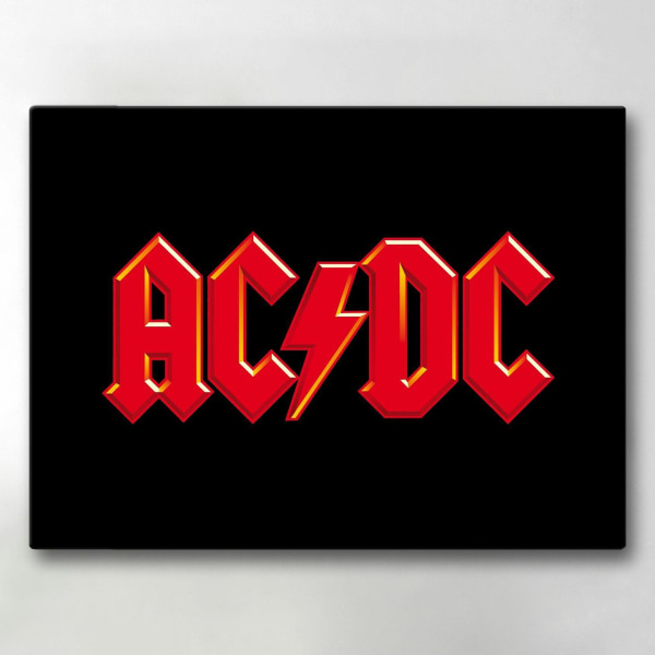 Canvastavla / Tavla - AC/DC - 40x30 cm - Canvas