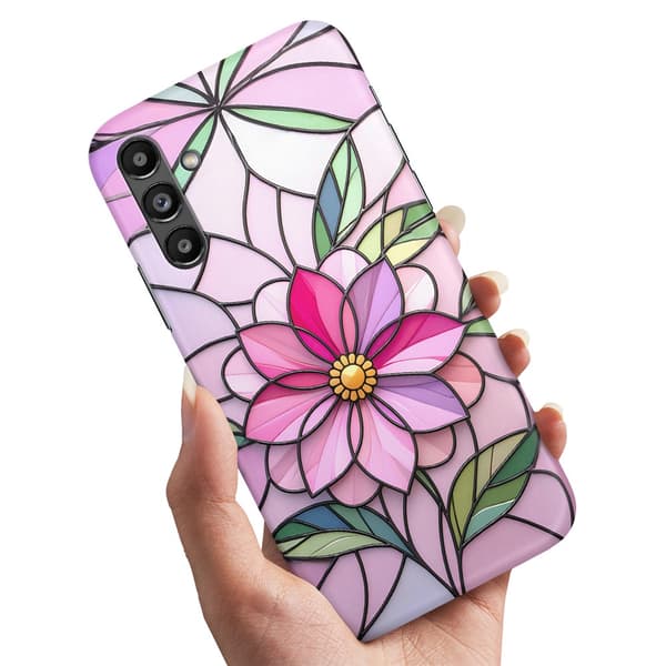 Deksel / Mobildeksel til Samsung Galaxy A25 5G - Glass Flower