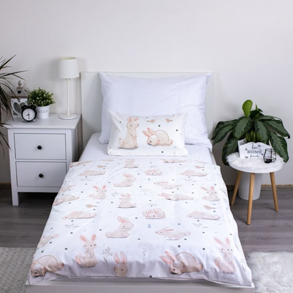 Bunny Rest Barnsängkläder 100x135 cm, 40x60 cm