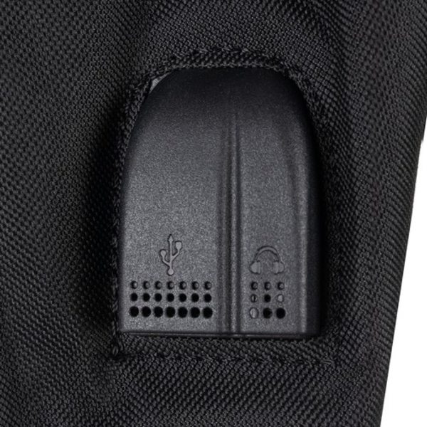 Ryggsäck med LED & Kodlås / Väska - 19L Svart