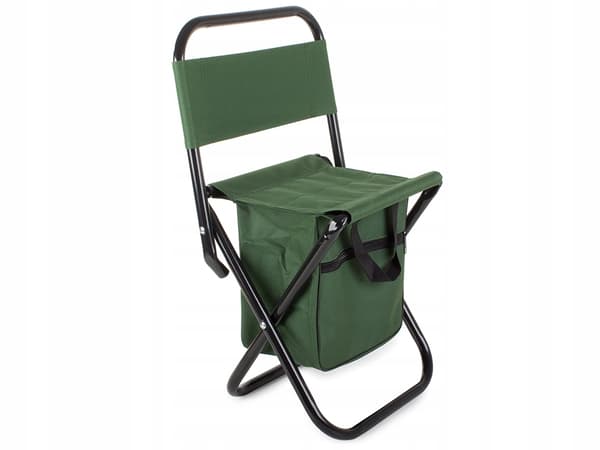 Sammenklappelig Stol med Opbevaringstaske – Campingstol Green