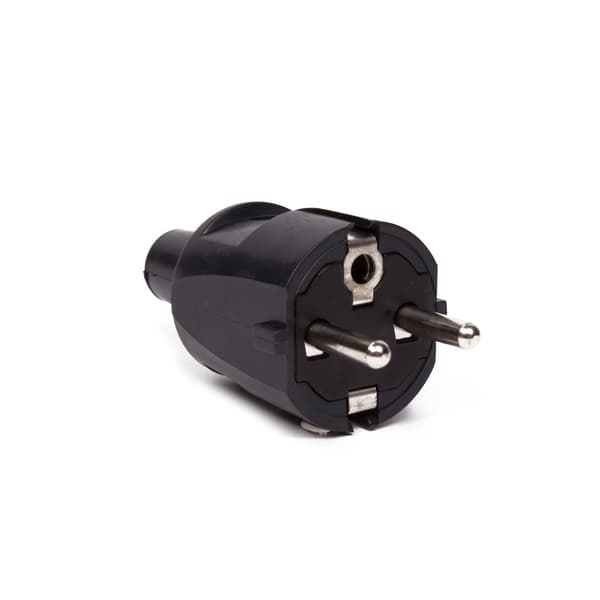 Koppling PVC jordad svart