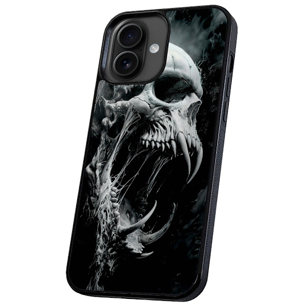 iPhone 16 - Skal/Mobilskal Skull