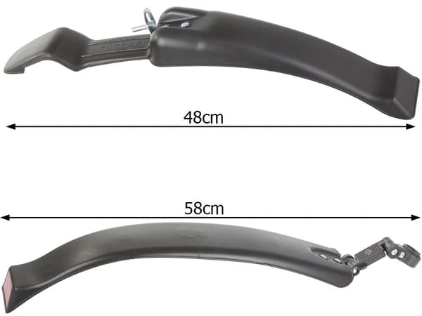 Cykelskärmar 2-pack - Fram och bak MTB 24-29 tum