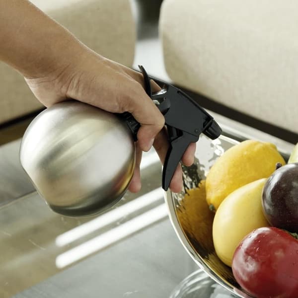 Sprayflaska i Rostfritt Stål - 500 ml Flaska Silver