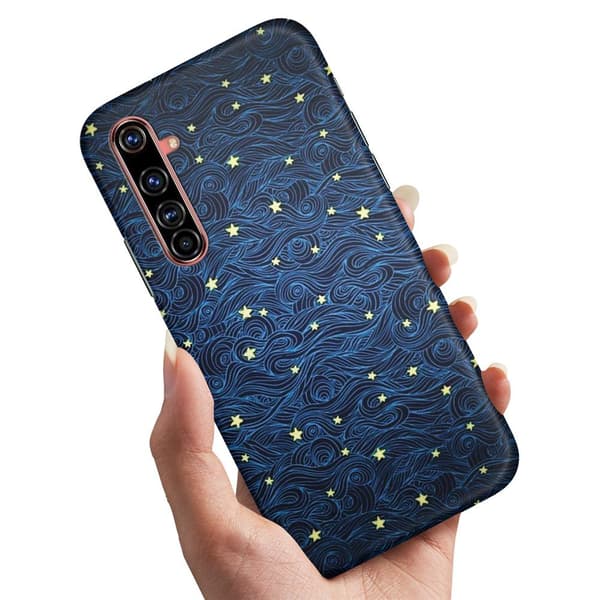 Deksel / Mobildeksel til Realme X50 Pro - Stjernemønster