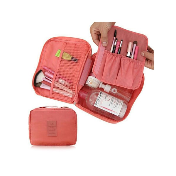 Sminkväska / Necessär / Toalettväska - Makeup Bag Light red