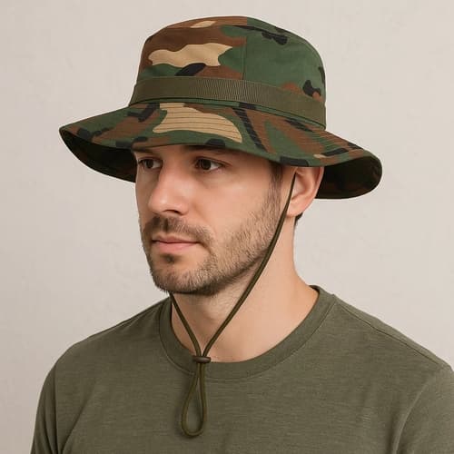 Fiskehatt / Bucket Hat - Kamouflage