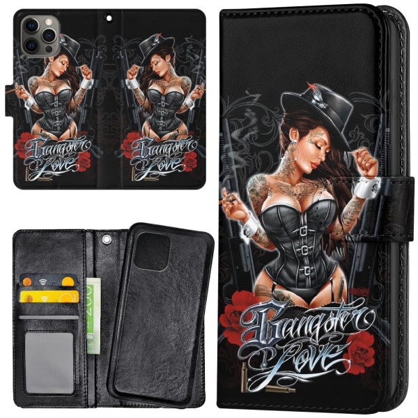 iPhone 14 Pro Max - Lommebok Deksel Gangster Love