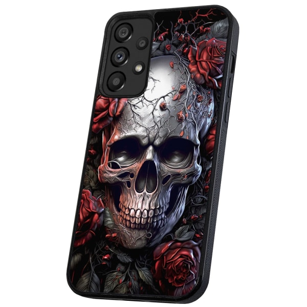 Samsung Galaxy A53 5G - Cover/Mobilcover Skull Roses