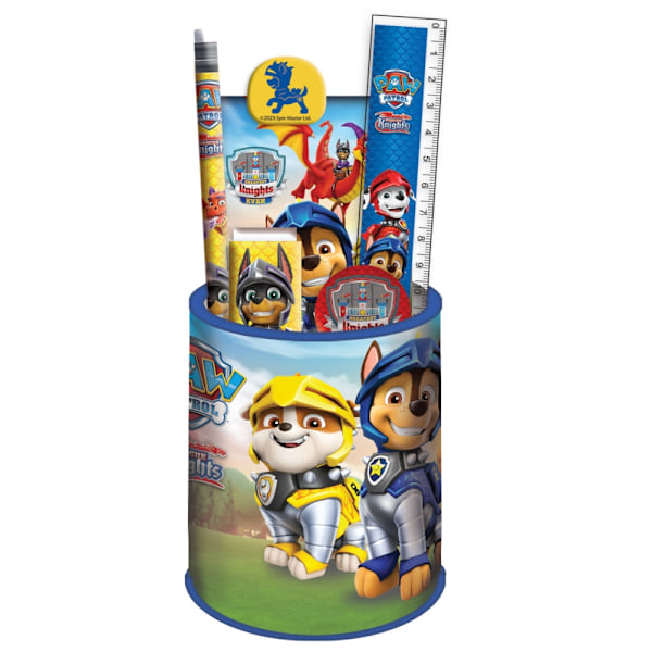 Paw Patrol riddarset med 7 delar - skrivset