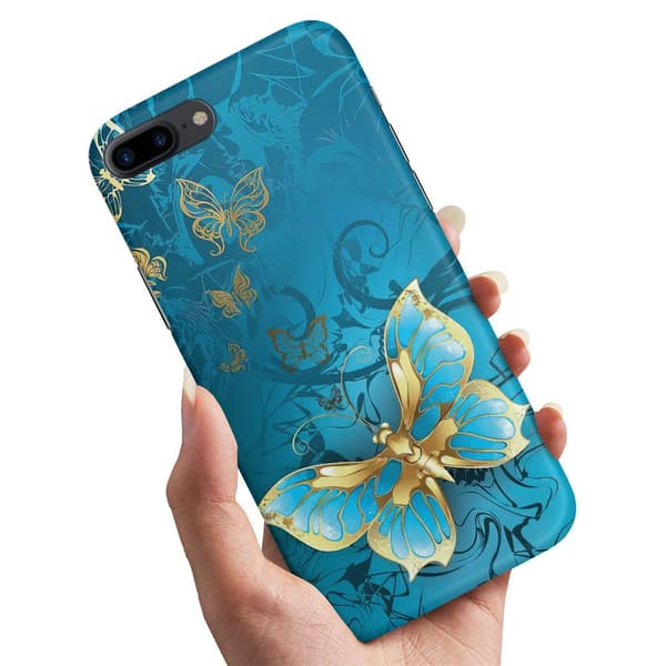 Cover / Mobilcover til iPhone 7 / 8 Plus - Sommerfugle