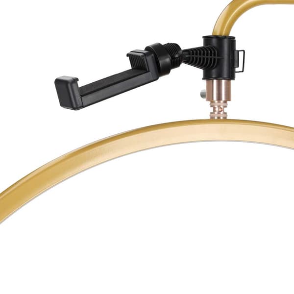 LED-lampa halvmåne med golvstativ