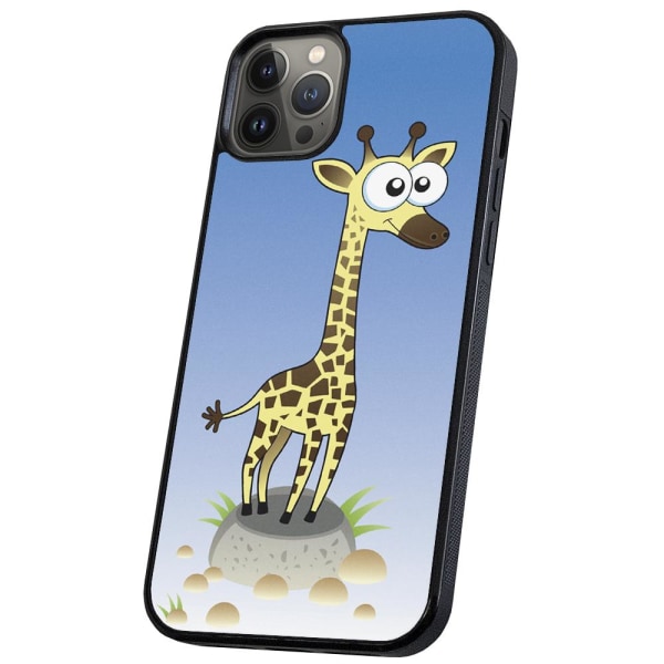 iPhone 11 Pro - Skal/Mobilskal Tecknad Giraff multifärg