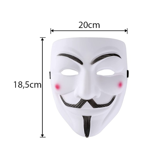 Anonymous Mask - Guy Fawkes / V for Vendetta
