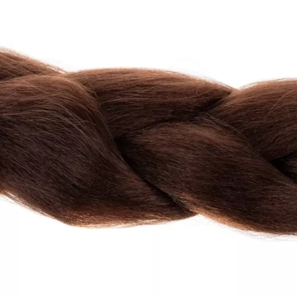 Jumbo Braid / Löshår Hårfläta - 60 cm Brun