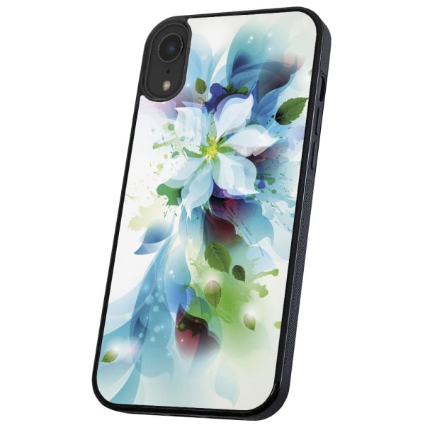 iPhone X/XS - Cover/Mobilcover Blomst Multicolor