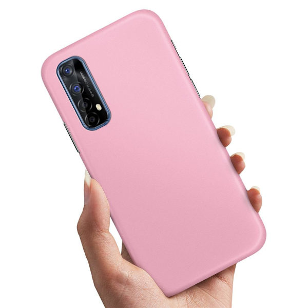 Realme 7 - Cover/Mobilcover Lysrosa Light pink